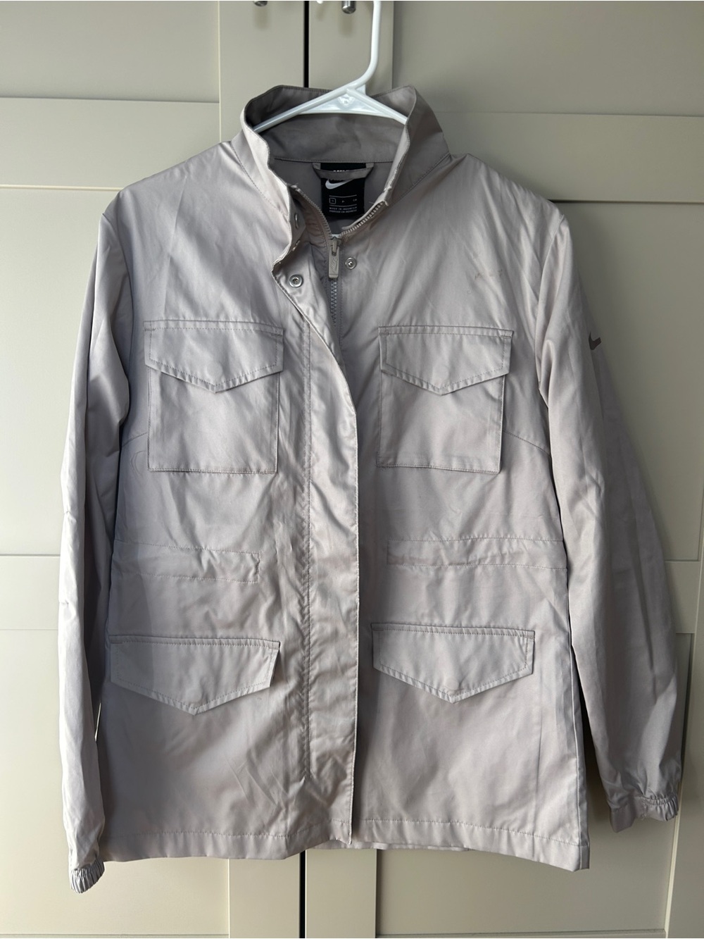 Nike Women's Light Gray Utility Jacket